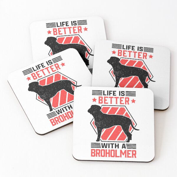 Item preview, Living with Broholmer Old Danish Dog designed and sold by madgrfx.