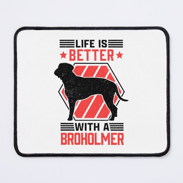 Item preview, Living with Broholmer Old Danish Dog designed and sold by madgrfx.