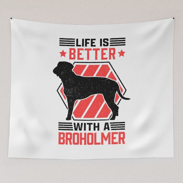 Item preview, Living with Broholmer Old Danish Dog designed and sold by madgrfx.
