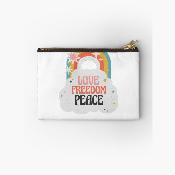Item preview, Love Peace Freedom Rainbow designed and sold by JanooFactory.