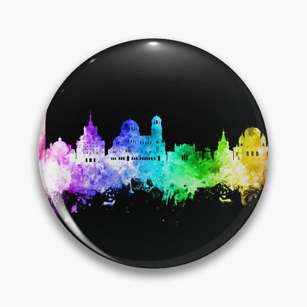 Item preview, Sofia Bulgaria Skyline designed and sold by ArtPrints.