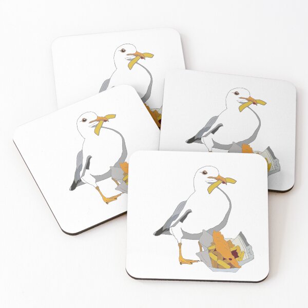 Item preview, Chip thief seagull designed and sold by Leatextileart.