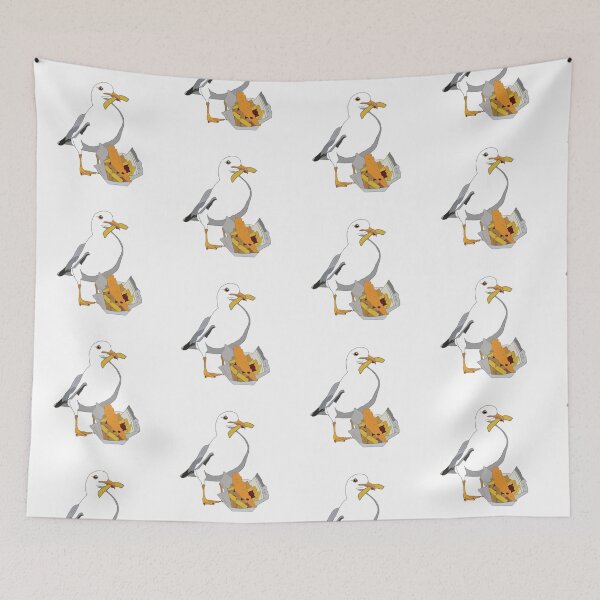 Item preview, Chip thief seagull designed and sold by Leatextileart.
