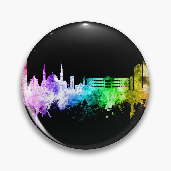 Item preview, Beirut Lebanon Skyline designed and sold by ArtPrints.