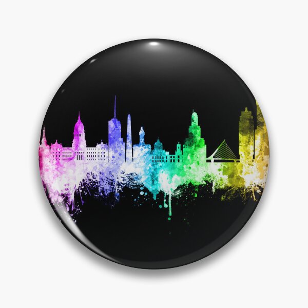 Item preview, Buenos Aires Argentina Skyline designed and sold by ArtPrints.