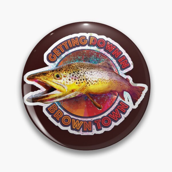 Artikelvorschau, Bachforelle, unten in Brown Town entworfen und verkauft von fishweardesigns.
