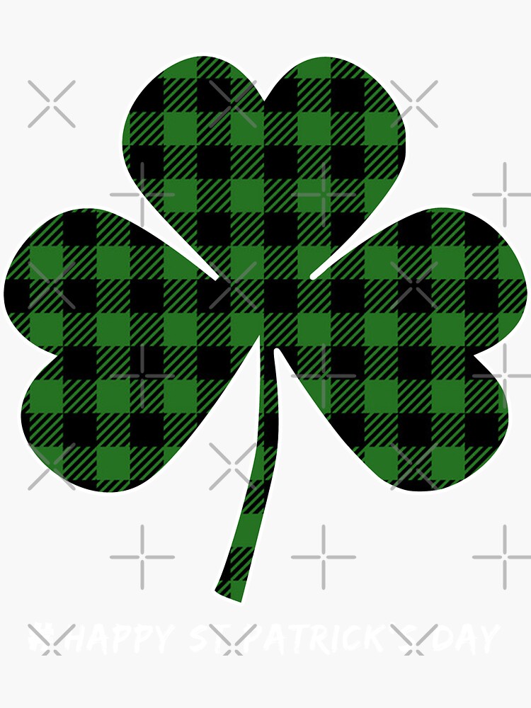 Checkered Lucky Clover Vinyl