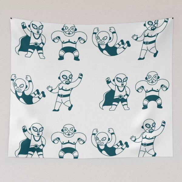 Item preview, Cute lucha, wrestling designed and sold by heatedstitches.