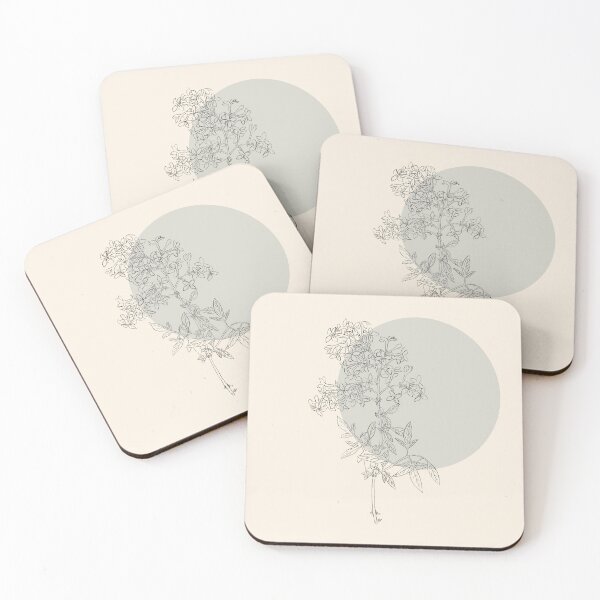 Item preview, Phlox line drawing designed and sold by EmiWrenStudio.