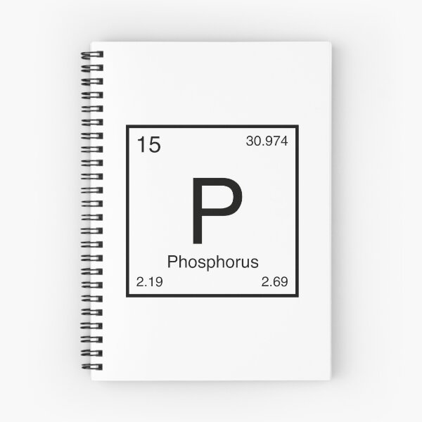 Item preview, Phosphorus Element (black) designed and sold by AllAboutScience.