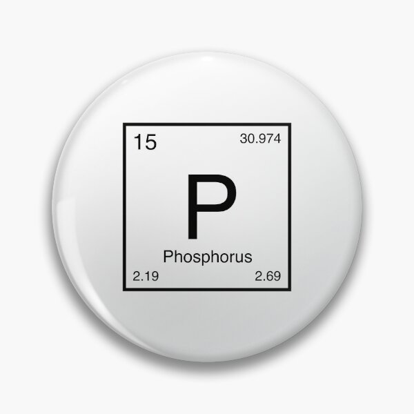 Item preview, Phosphorus Element (black) designed and sold by AllAboutScience.