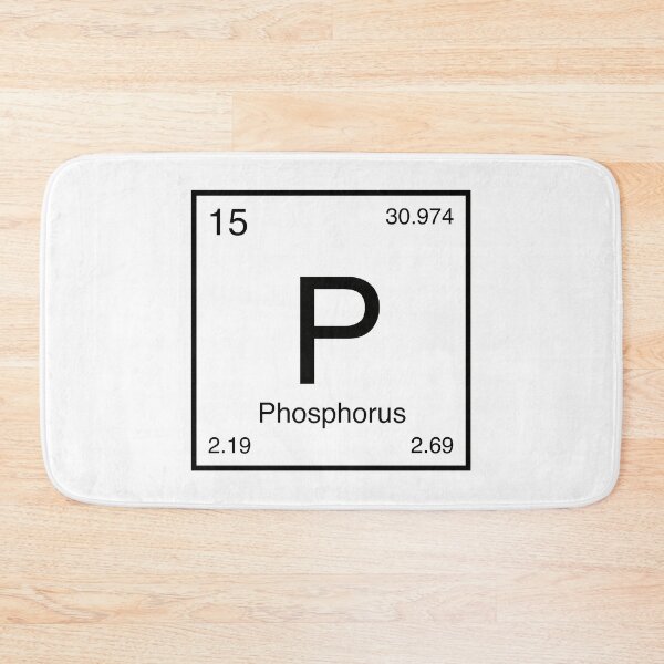Item preview, Phosphorus Element (black) designed and sold by AllAboutScience.