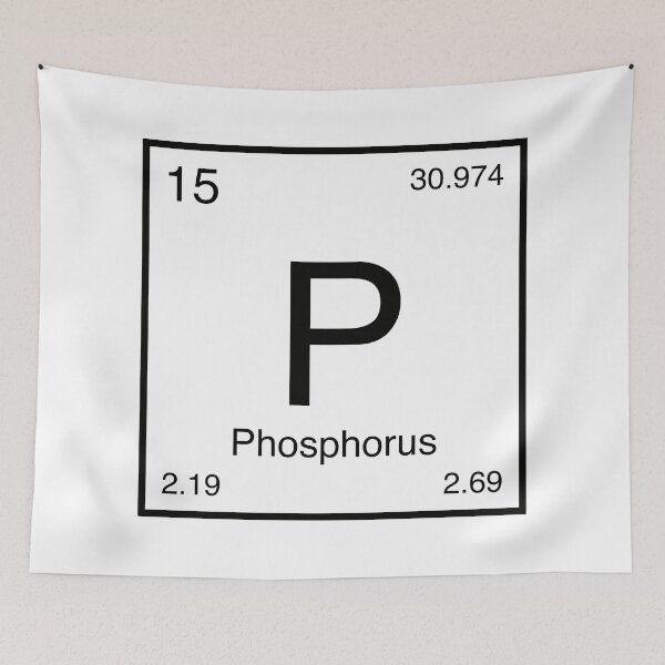 Item preview, Phosphorus Element (black) designed and sold by AllAboutScience.