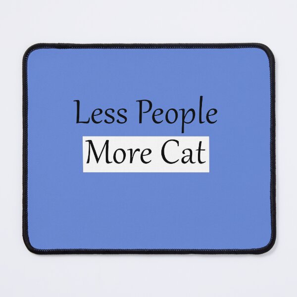 Item preview,  Less People More Cat, Funny Cat classic t-Shirt, Gift for Cat Lovers, Gift for Cat Owner designed and sold by azzeddine  ⭐⭐⭐⭐⭐.