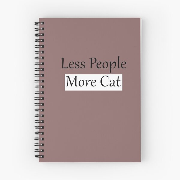 Item preview,  Less People More Cat, Funny Cat classic t-Shirt, Gift for Cat Lovers, Gift for Cat Owner designed and sold by azzeddine  ⭐⭐⭐⭐⭐.