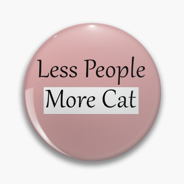 Item preview,  Less People More Cat, Funny Cat classic t-Shirt, Gift for Cat Lovers, Gift for Cat Owner designed and sold by azzeddine  ⭐⭐⭐⭐⭐.