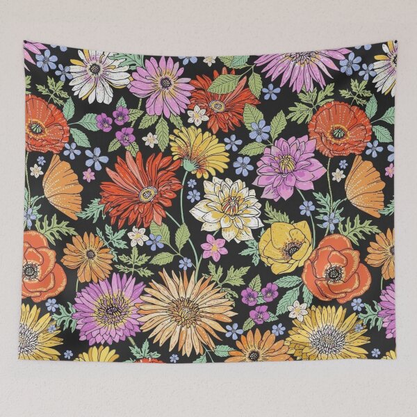 Item preview, Vintage Flower Garden designed and sold by banothsonu.