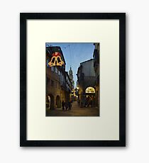 Santiago at night Framed Print