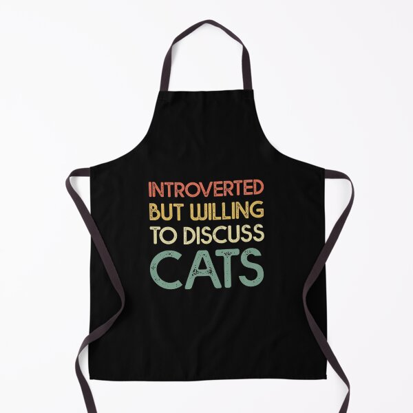 Item preview, Introverted But Willing To Discuss Cat, Funny Cat Quote designed and sold by happy gift art.