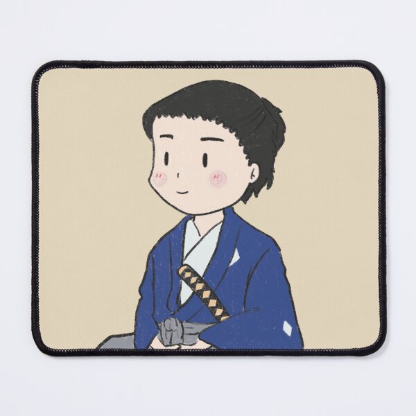 Item preview, Cute Hand Drawn History Figures Sakamoto Ryoma designed and sold by MariOyama.