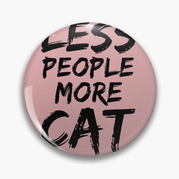 Item preview,  Less People More Cat, Funny Cat classic t-Shirt, Gift for Cat Lovers, Gift for Cat Owner designed and sold by azzeddine  ⭐⭐⭐⭐⭐.