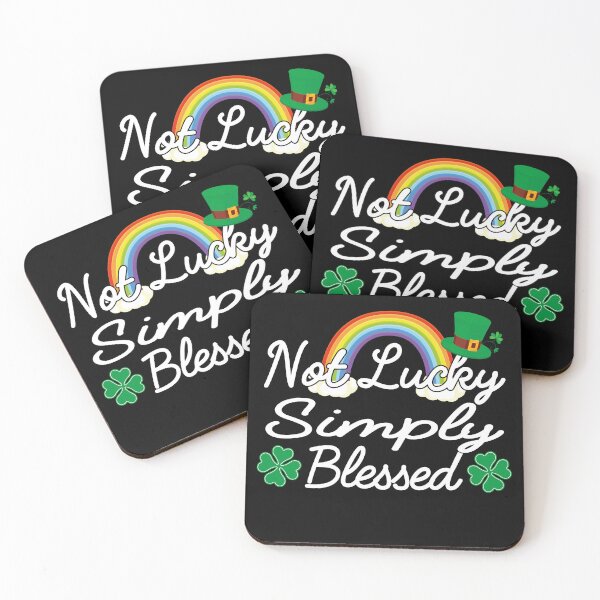 Item preview, Not Lucky simply Blessed, rainbow Not Lucky just simply patricks day, rainbow patricks day designed and sold by SmileYreAmazing.