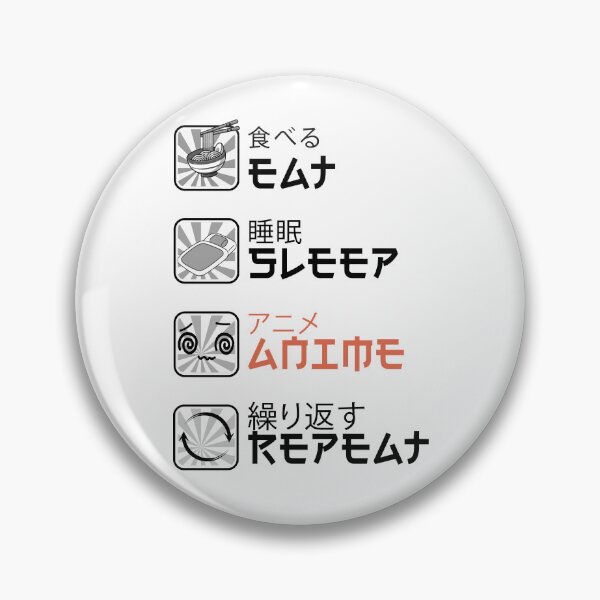 Item preview, Eat Sleep Anime Repeat Pattern Classic . designed and sold by quinnfredrick9.