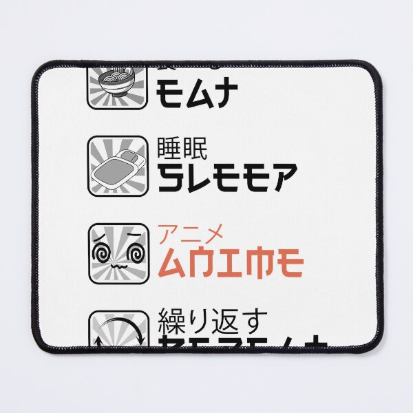 Item preview, Eat Sleep Anime Repeat Pattern Classic . designed and sold by quinnfredrick9.