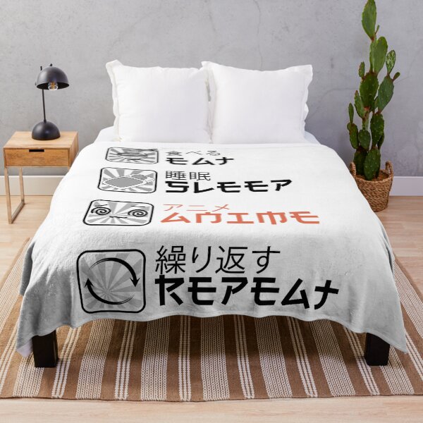 Item preview, Eat Sleep Anime Repeat Pattern Classic . designed and sold by quinnfredrick9.