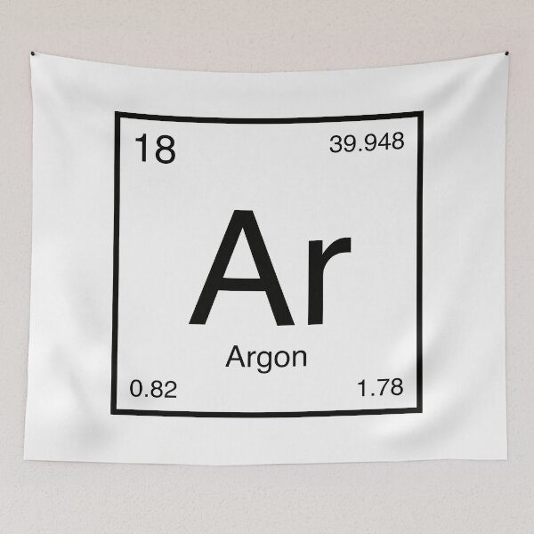 Item preview, Argon Element (black) designed and sold by AllAboutScience.