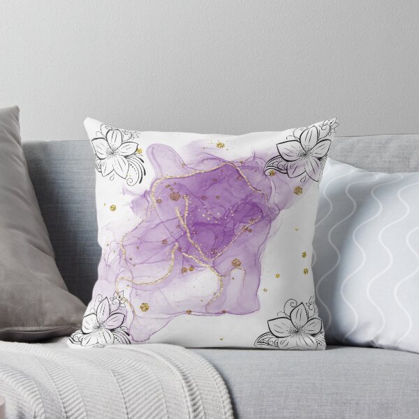 Item preview, PURPLE PRINTED FLOWER designed and sold by CASHMERELUXS.