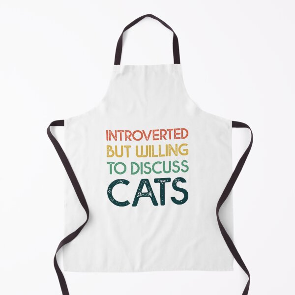 Item preview, Introverted But Willing To Discuss Cat, Funny Cat Quote designed and sold by happy gift art.