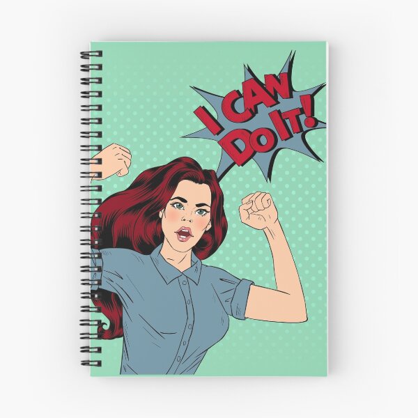 Item preview, Super Girl in Pop Art Style with Bubble and Text I Can Do It designed and sold by ivector.