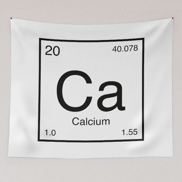Item preview, Calcium Element (black) designed and sold by AllAboutScience.
