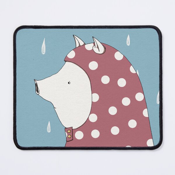 Item preview, Piggy in a raincoat designed and sold by dariaikuznets.
