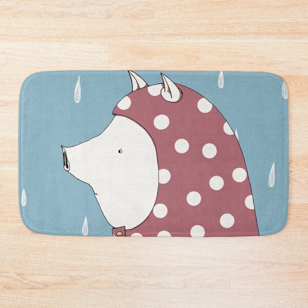 Item preview, Piggy in a raincoat designed and sold by dariaikuznets.