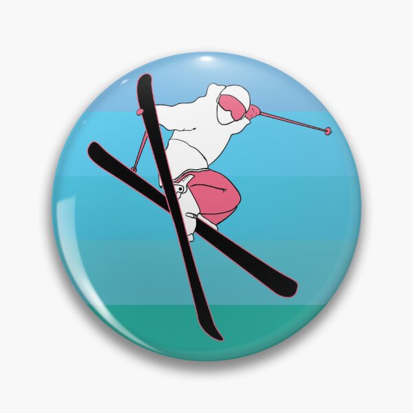 Item preview, Pink Freestyle Skier with Background designed and sold by Matthew Morrow.