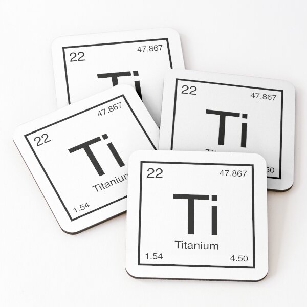 Item preview, Titanium Element (black) designed and sold by AllAboutScience.