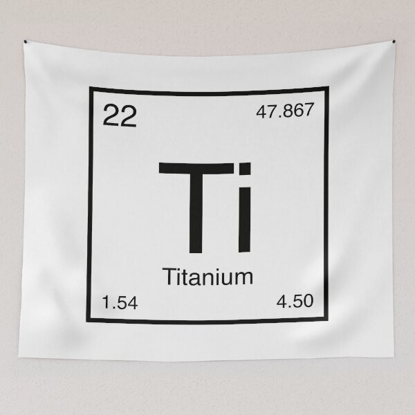 Item preview, Titanium Element (black) designed and sold by AllAboutScience.