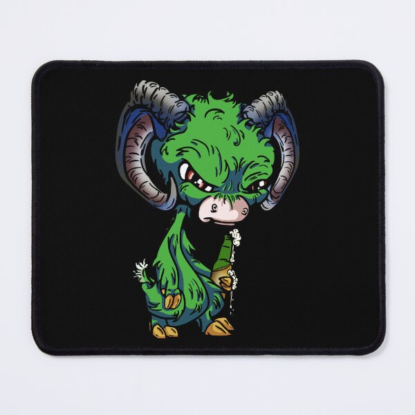 Item preview, Green Cartoon Drink GOAT designed and sold by iduzarts.