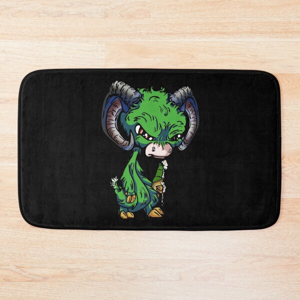 Item preview, Green Cartoon Drink GOAT designed and sold by iduzarts.