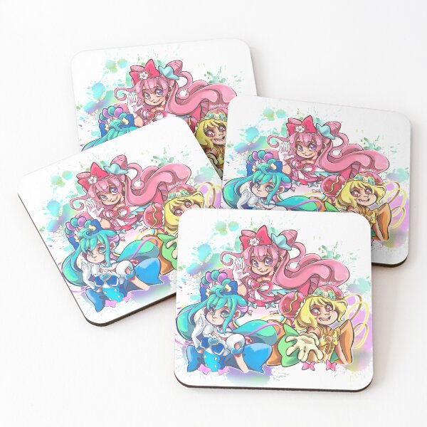 Item preview, Delicious Party Precure - pin and stickers  designed and sold by Snorly.