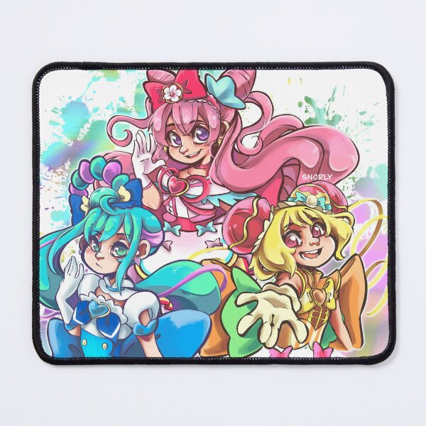Item preview, Delicious Party Precure - pin and stickers designed and sold by Snorly.