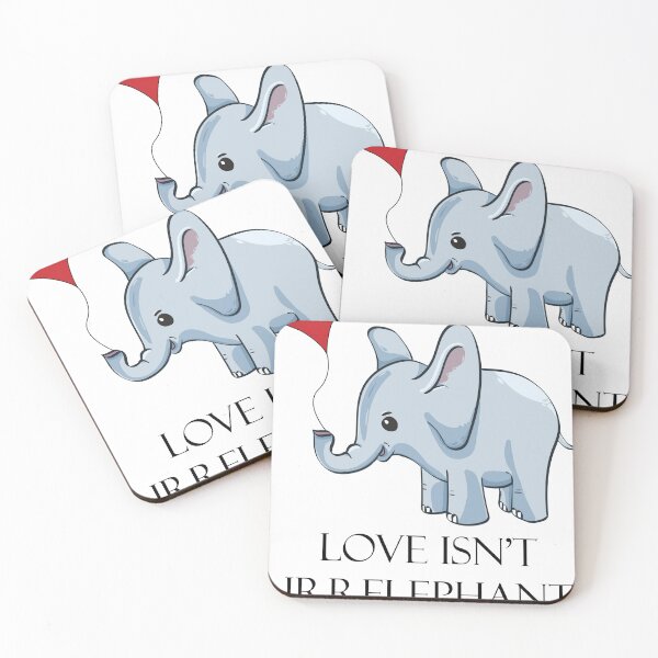 Item preview, Love isn't irrelephant designed and sold by kaerafty.
