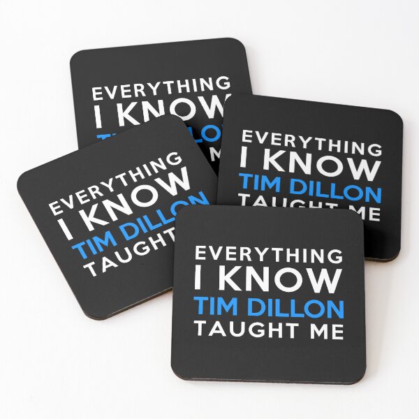 Item preview, Tim Dillon - Everything i know designed and sold by 2Girls1Shirt.