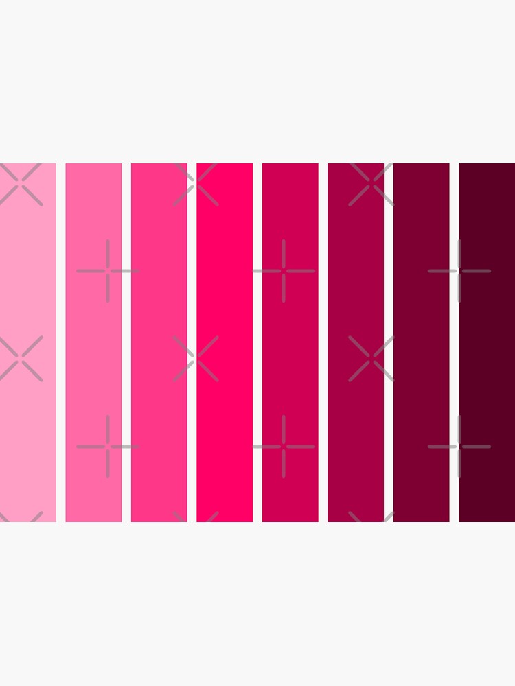 "Pink Scale" Sticker by Issamu Redbubble