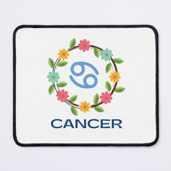Item preview, Floral Cancer Zodiac Sign designed and sold by Hellofriendco.