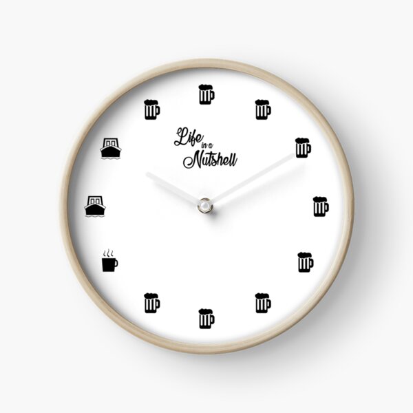 Life in a Nutshell - Daily Schedule Script Clock Clock