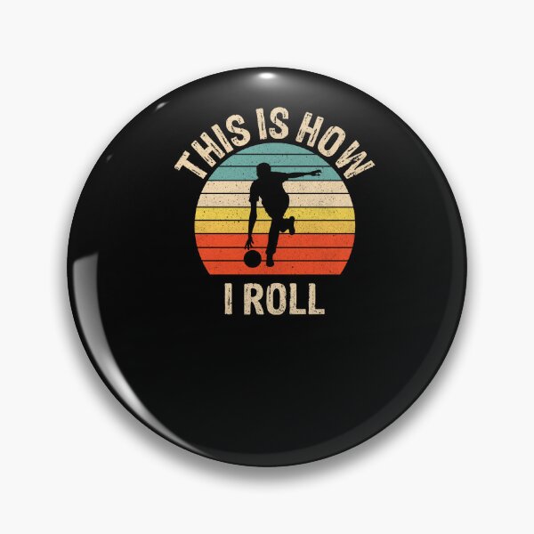 Artikelvorschau, So rolle ich Vintage Bowling Retro Bowler Funny entworfen und verkauft von Leslie Smith.