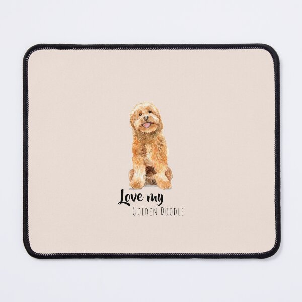 Item preview, Cute "I love my Golden Doodle" dog designed and sold by Swagata Sarkar.